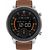 Смарт-часы Amazfit GTR 47mm серебристый с коричневым ремешком
