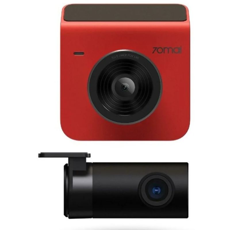 Автомобильный видеорегистратор 70mai Dash Cam A400 + Rear Cam Set красный