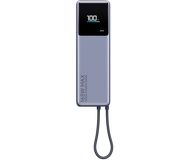 Портативный аккумулятор Xiaomi 165W Power Bank 10000mAh (встроенный кабель) серый BHR9361GL