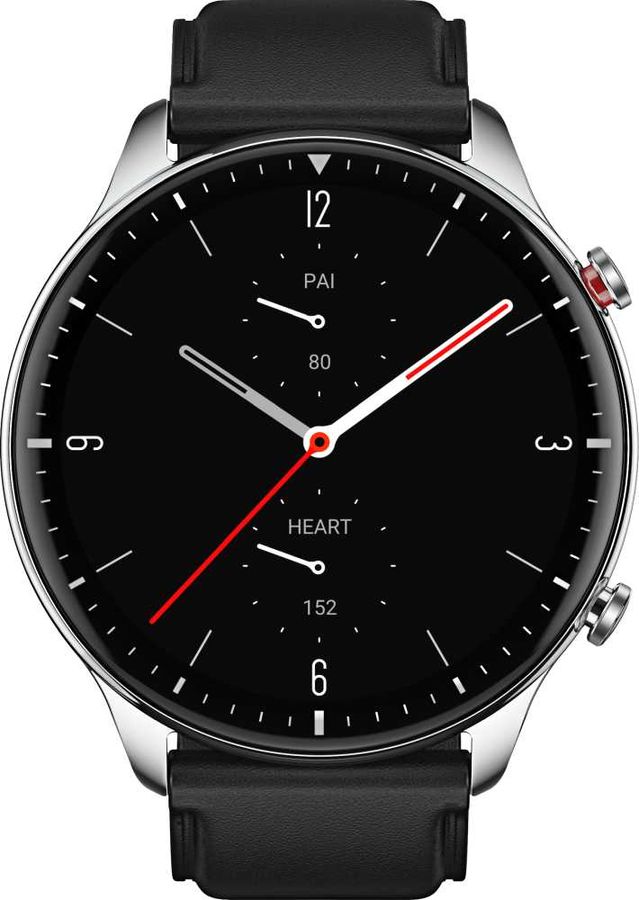 Смарт-часы Amazfit GTR 2 Classic серебристый с черным ремешком