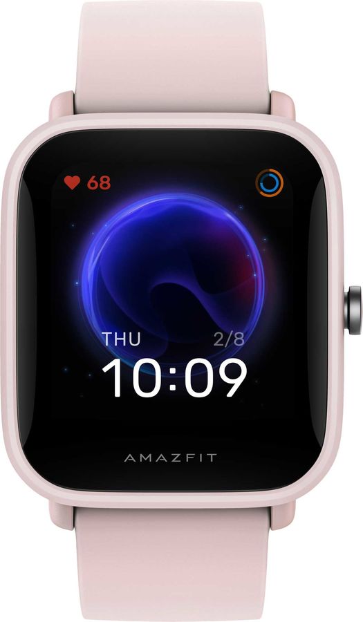 Смарт-часы Xiaomi Amazfit Bip U розовый с розовым ремешком