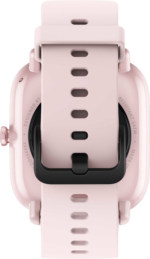 Смарт-часы Amazfit GTS 2 mini розовый с розовым ремешком