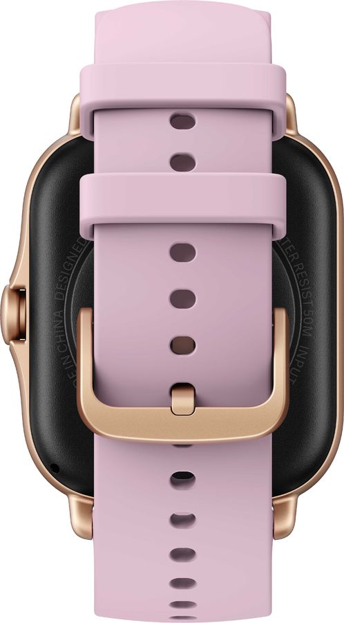 Смарт-часы Amazfit GTS 2e золотистый с фиолетовым ремешком
