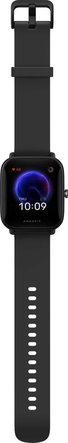 Смарт-часы Amazfit Bip U Pro черный с черным ремешком