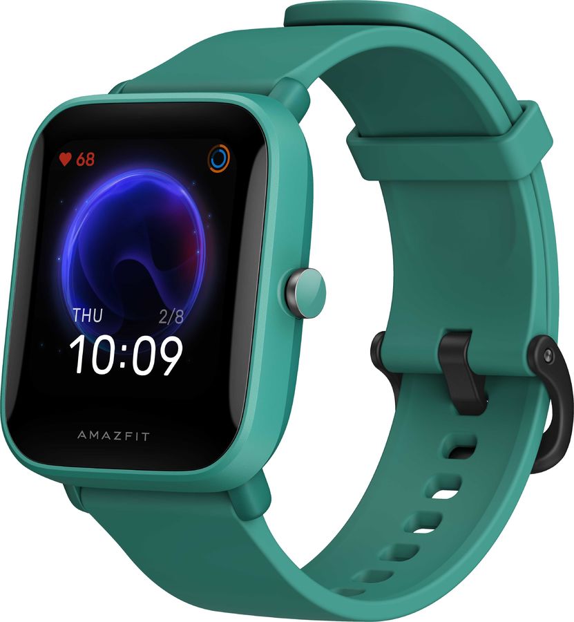 Смарт-часы Amazfit Bip U Pro зеленый с зеленым ремешком