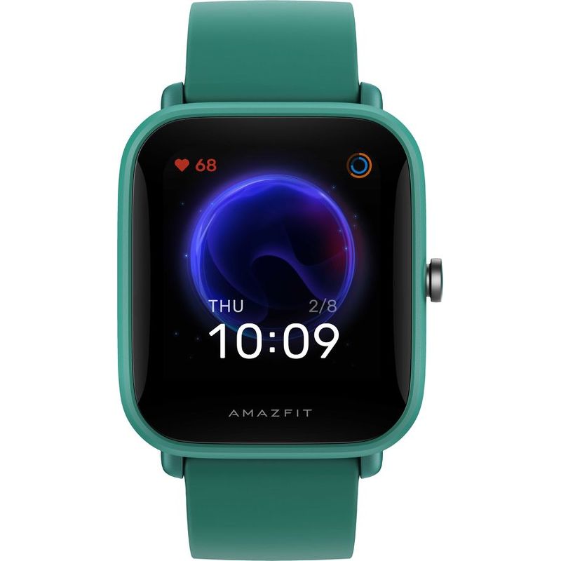 Смарт-часы Amazfit Bip U Pro зеленый с зеленым ремешком