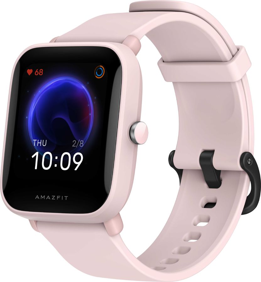 Смарт-часы Amazfit Bip U Pro розовый с розовым ремешком