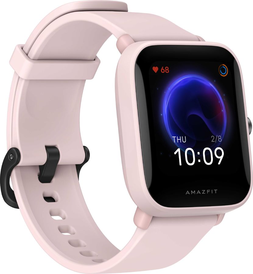 Смарт-часы Amazfit Bip U Pro розовый с розовым ремешком