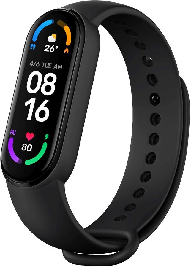 Фитнес-браслет Xiaomi Mi Smart Band 6 черный BHR4951GL