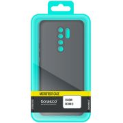 Чехол для смартфона BoraSCO Microfiber для Xiaomi Redmi Note 10 Pro черный