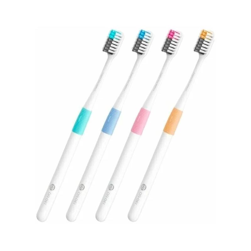 Набор зубных щеток Doctor B Bass Method Toothbrush 4 шт NUN4006RT