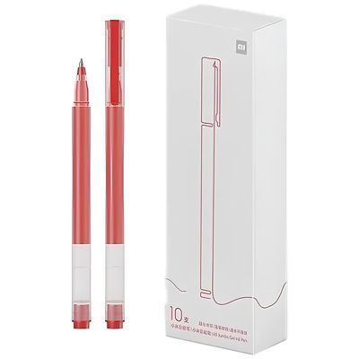 Ручка гелевая Xiaomi High-capacity Gel Pen (10шт) красный BHR8863GL