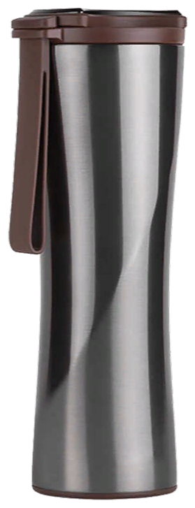 Термокружка Kiss Kiss Moka Smart Cup Oled 430ml серая