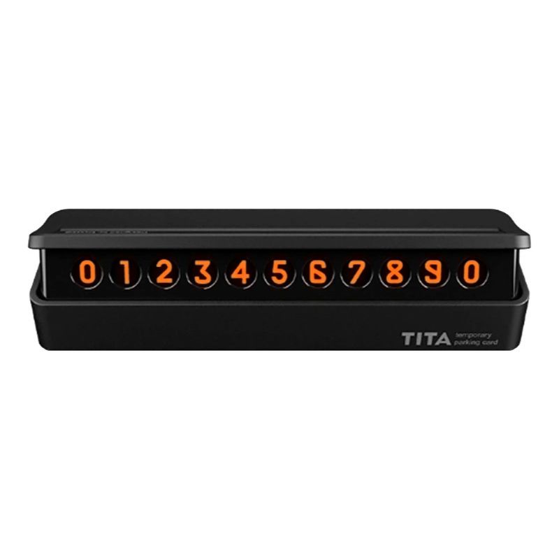 Временная карта парковки Bcase TITA Temporary Parking Card черный
