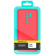 Чехол для смартфона BoraSCO Microfiber для Xiaomi Redmi Note 9t красный