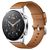 Смарт-часы Xiaomi Watch S1 серебристый с коричневым ремешком BHR5560GL