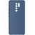 Чехол для смартфона BoraSCO Microfiber для Xiaomi Redmi Note 8 (2021) синий