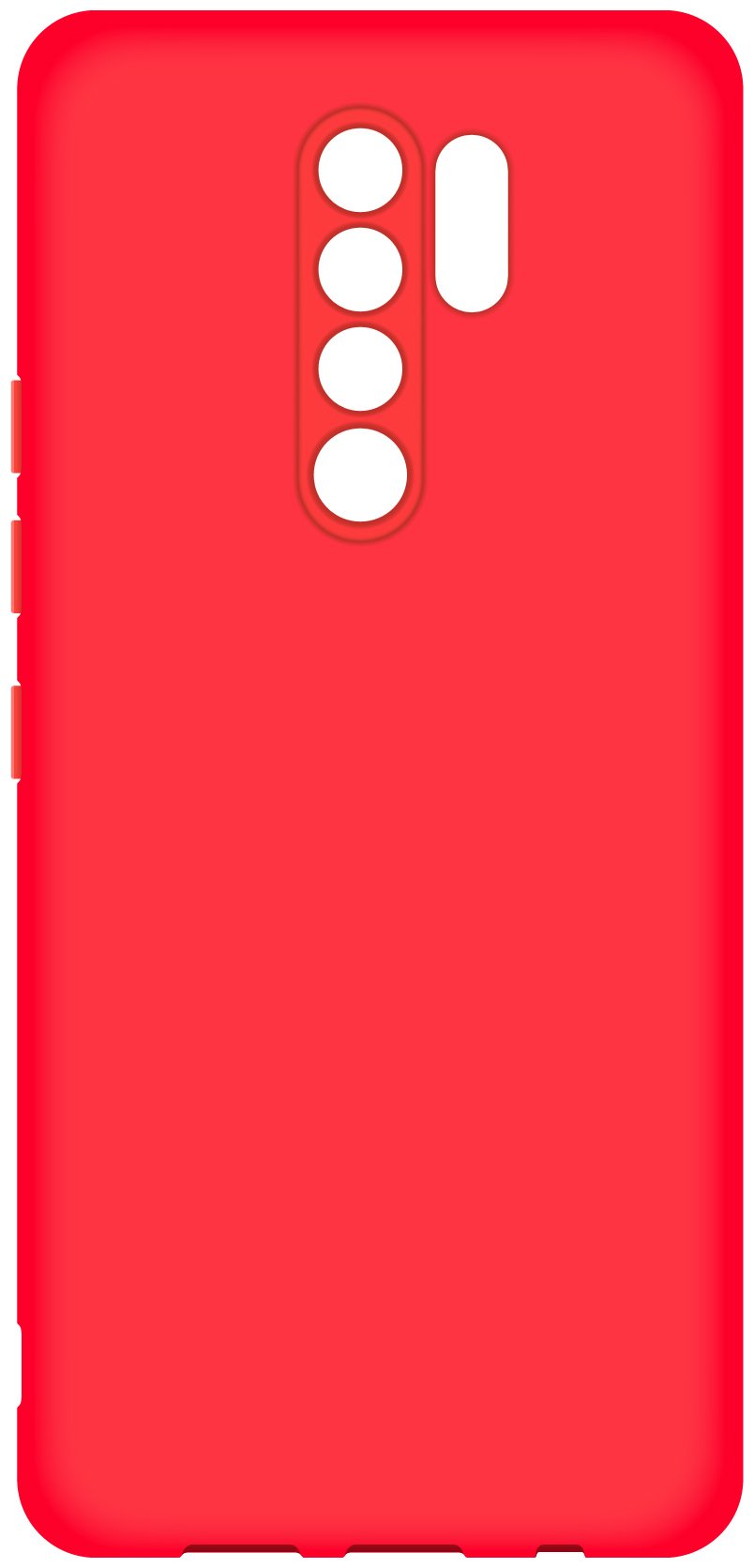 Чехол для смартфона BoraSCO Microfiber для Xiaomi Redmi Note 10 Pro красный