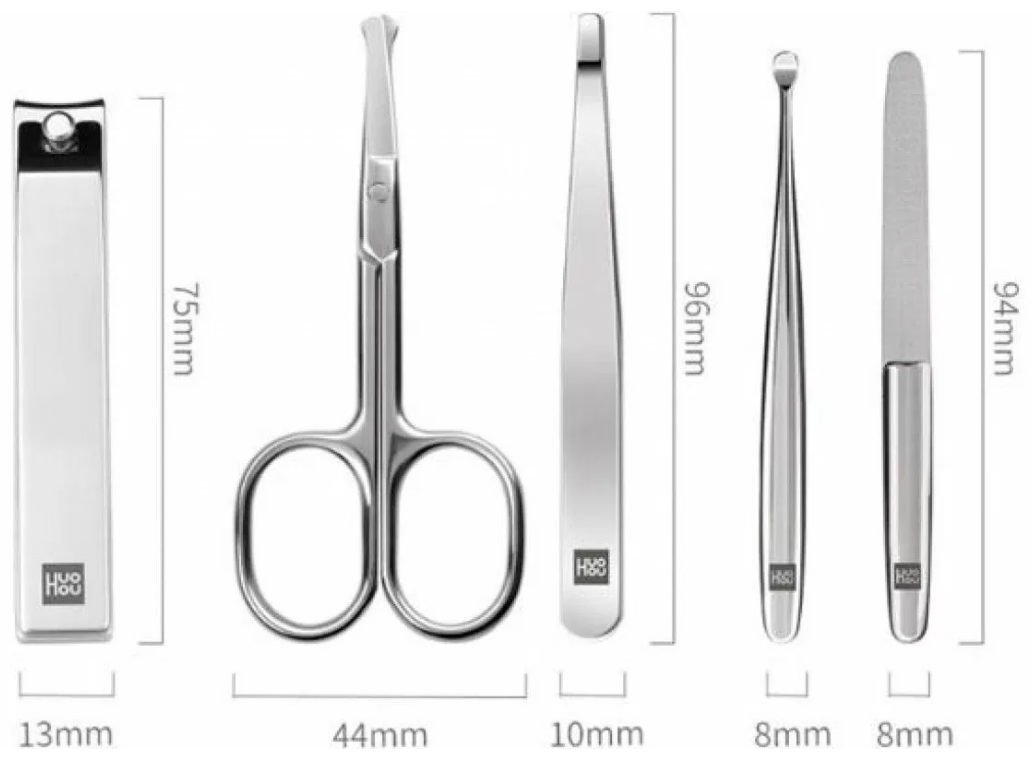 Маникюрный набор HuoHou 5pcs tool set HU0061