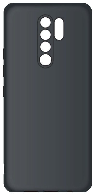 Чехол для смартфона BoraSCO Microfiber для Xiaomi Redmi Note 9 Pro/ 9S черный