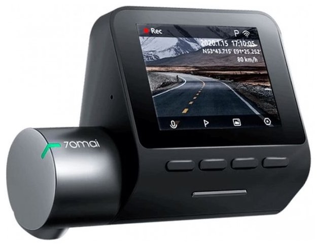 Автомобильный видеорегистратор 70mai Dash Cam Pro Plus A500 черный