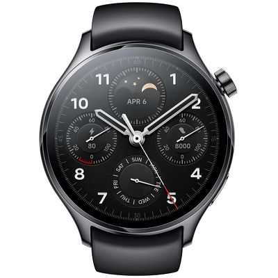 Смарт-часы Xiaomi Watch S1 Pro черный с черным ремешком BHR6013GL