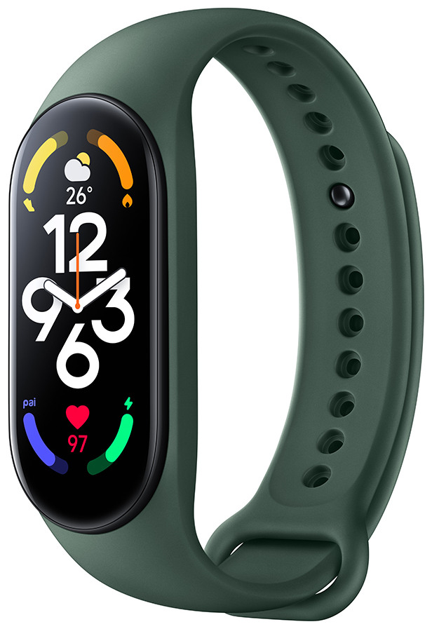 Ремешок для фитнес браслета Xiaomi Smart Band 7 Strap зеленый BHR6198GL