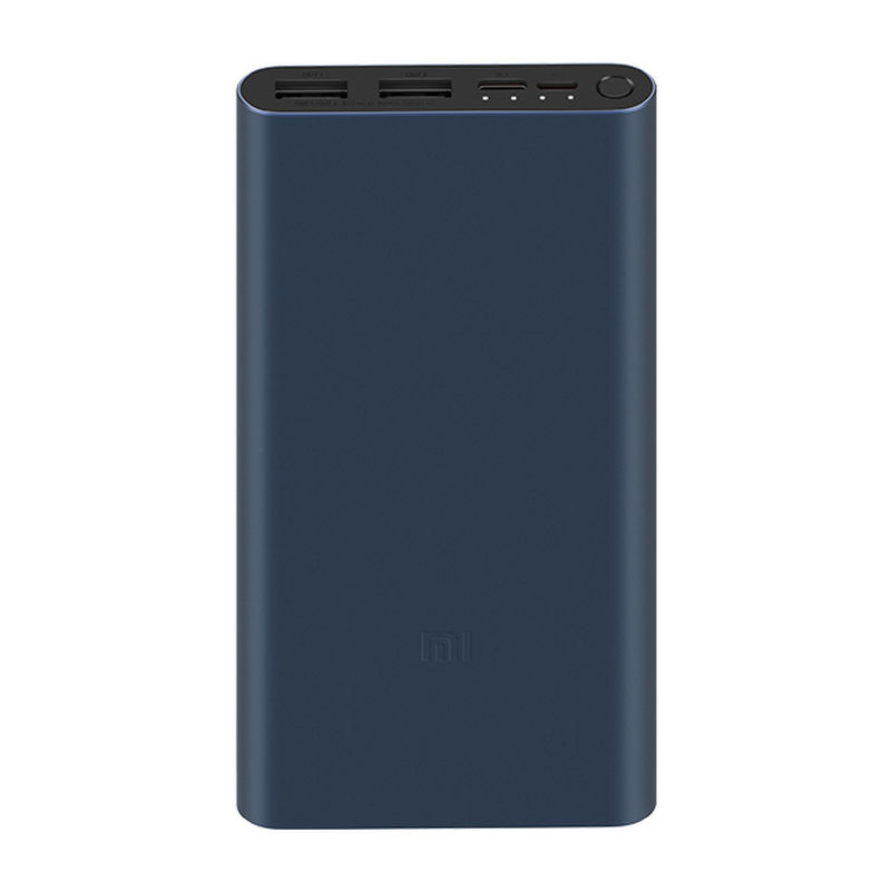 Портативный аккумулятор Xiaomi Mi Power Bank 3 10000 mAh черный VXN4274GL (PLM13ZM)