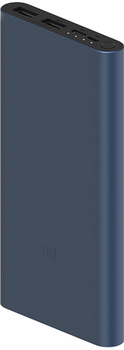 Портативный аккумулятор Xiaomi Mi Power Bank 3 10000 mAh черный VXN4274GL (PLM13ZM)