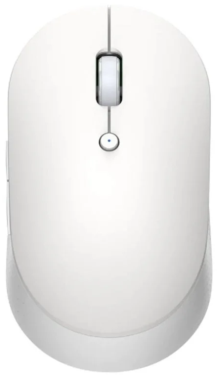 Беспроводная мышь Xiaomi Mi Dual Mode Wireless Mouse Silent Edition белый HLK4040GL