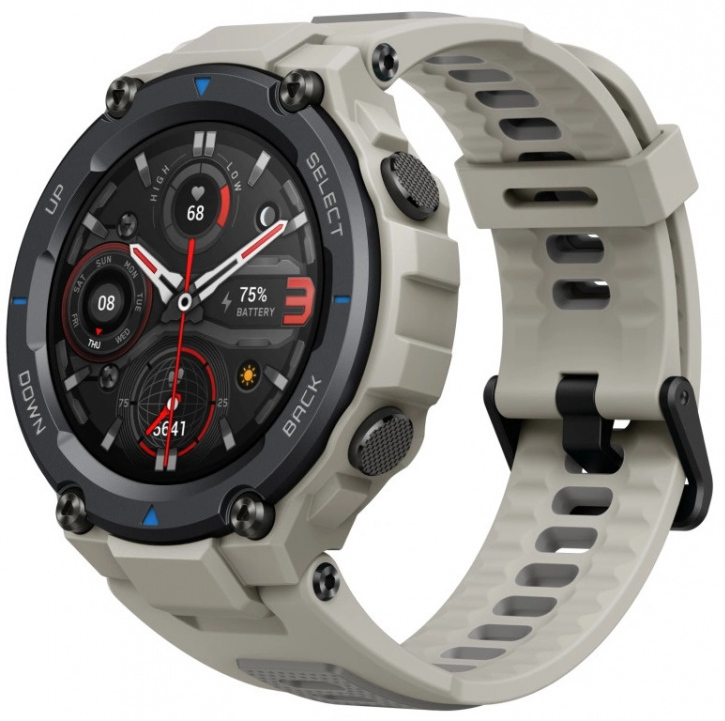 Смарт-часы Amazfit T-Rex Pro серый с серым ремешком