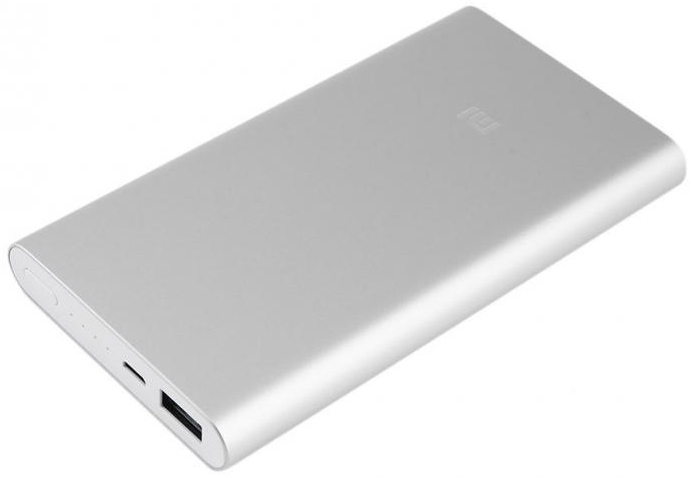 Портативный аккумулятор Xiaomi Mi Power Bank 2S (2i) 10000 mAh серебристый (PLM09ZM)