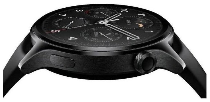 Смарт-часы Xiaomi Watch S1 Pro черный с черным ремешком BHR6013GL
