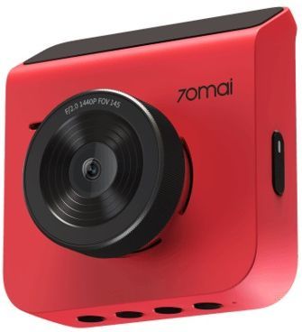 Автомобильный видеорегистратор 70mai Dash Cam A400 красный