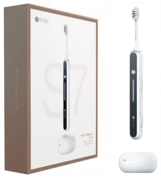 Электрическая зубная щетка DR.BEI Sonic Electric Toothbrush S7 мраморно-белый
