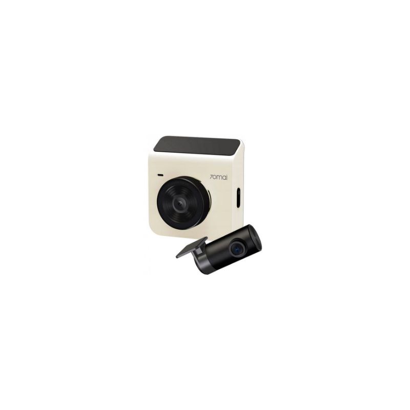 Автомобильный видеорегистратор 70mai Dash Cam A400 + Rear Cam Set бежевый