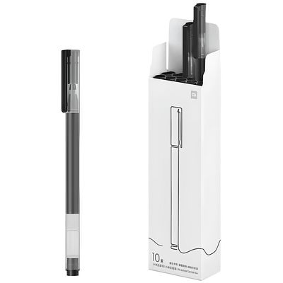 Ручка шариковая Xiaomi High-capacity Ball Pen (10шт) черный BHR8857GL