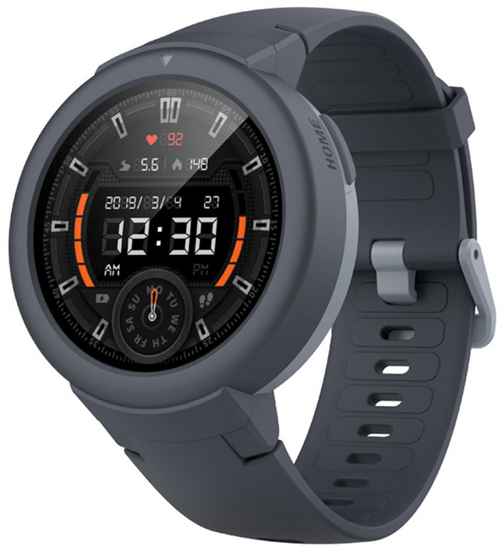 Смарт-часы Xiaomi Amazfit Verge Lite серый с серым ремешком