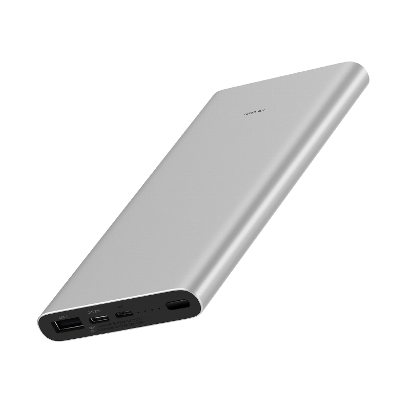 Портативный аккумулятор Xiaomi Mi Power Bank 3 Bank 3 10000 mAh серебристый