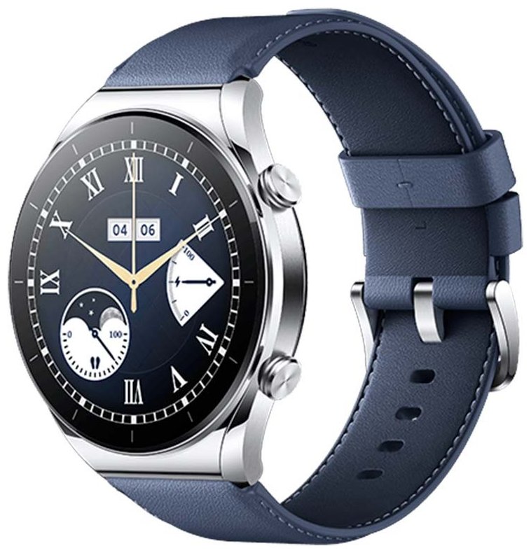 Ремешок для смарт часов Xiaomi Watch S1 Strap (Leather) синий BHR5728GL