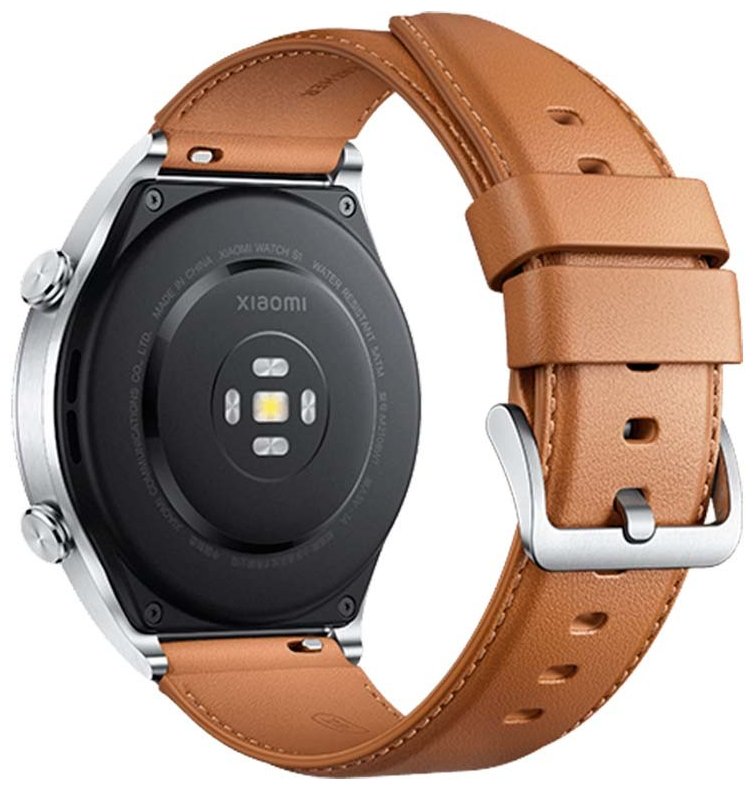 Ремешок для смарт часов Xiaomi Watch S1 Strap (Leather) коричневый BHR5591GL
