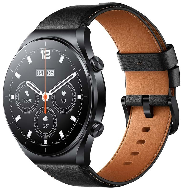 Ремешок для смарт часов Xiaomi Watch S1 Strap (Leather) черный BHR5732GL