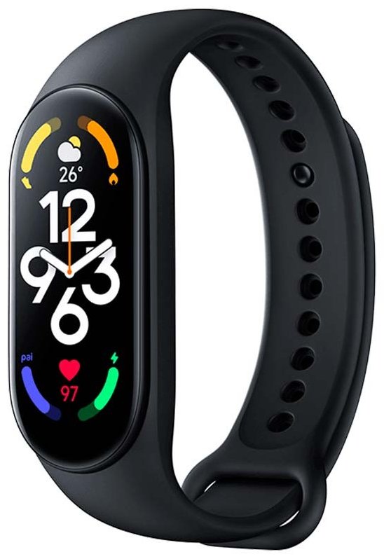 Ремешок для фитнес браслета Xiaomi Smart Band 7 Strap черный BHR6201GL