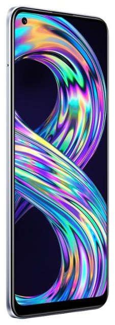 Смартфон realme 8 6/128 ГБ серебристый