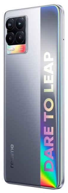 Смартфон realme 8 6/128 ГБ серебристый