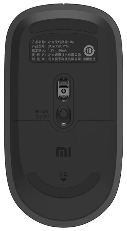 Беспроводная мышь Xiaomi Wireless Mouse Lite черный BHR6099GL