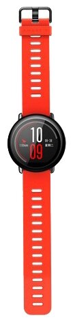 Смарт-часы Xiaomi Amazfit Pace черный с красным ремешком