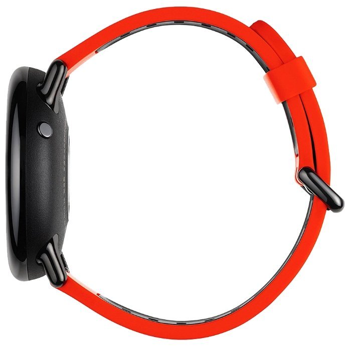 Смарт-часы Xiaomi Amazfit Pace черный с красным ремешком