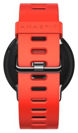 Смарт-часы Xiaomi Amazfit Pace черный с красным ремешком