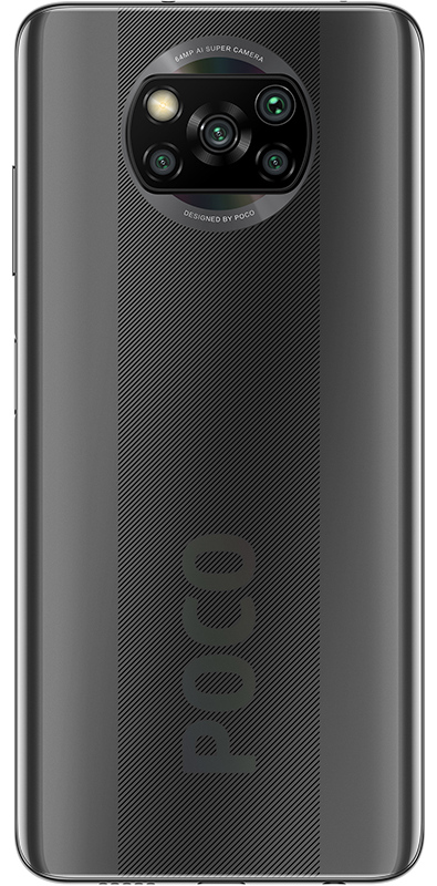Смартфон Xiaomi Poco X3 NFC 6/64 Гб серый